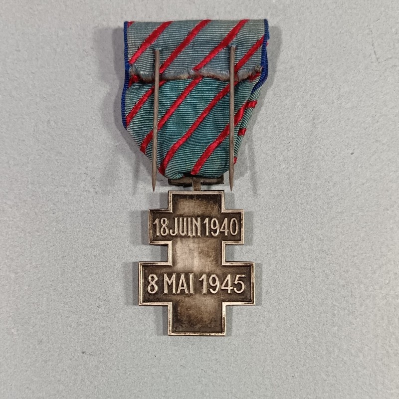 FRANCE MEDAILLE COMMEMORATIVE DES SERVICES VOLONTAIRES DE LA FRANCE LIBRE INSTITUEE DE 1946 A 1958 TAILLE ORDONNANCE